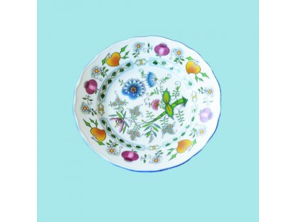 Cibulák tanier dezertný  NATURE farebný cibulák 17 cm cibulový porcelán originálny cibulák Dubí