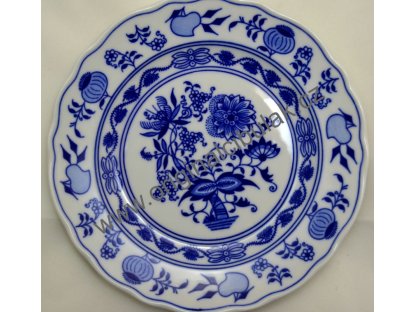 Talíř dezertní 19 cm 10009  originální cibulákový porcelán Dubí