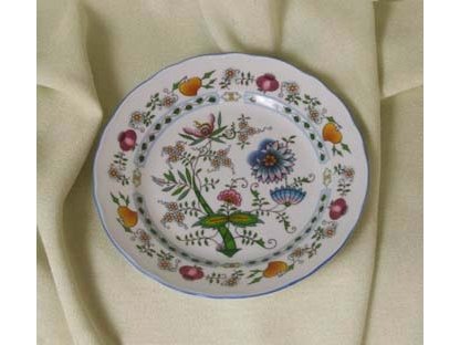 Cibulák tanier dezertný NATURE farebný cibulák 19 cm cibulový porcelán  originálny cibulák Dubí