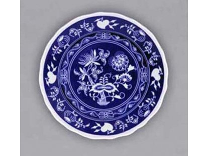 Talíř dezertní praporový 19 cm - NEGA cibulák, cibulový porcelán Dubí