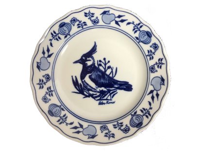 Zwiebelmuster Dessert plate 19cm CELTIC Original Blue Onion Pattern Bohemia from Dubi