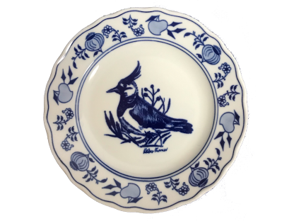 Zwiebelmuster Dessert plate 19cm CELTIC Original Blue Onion Pattern Bohemia from Dubi