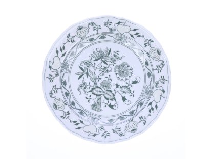 ZELENÝ Cibulák Talíř hluboký praporový  21cm Originál Český porcelán Dub