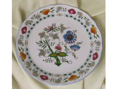 Nature Zwiebelmuster Club Plate 30cm,  Bohemia Porcelain from Dubi