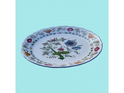 Club plate 30cm Nature onion Bohemia porcelain Dubí