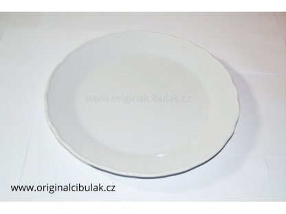 Talíř klubový bílý 30 cm český porcelán Dubí