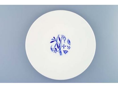Shallow plate Bohemia Cobalt prof. arch. Pelcl onion porcelain