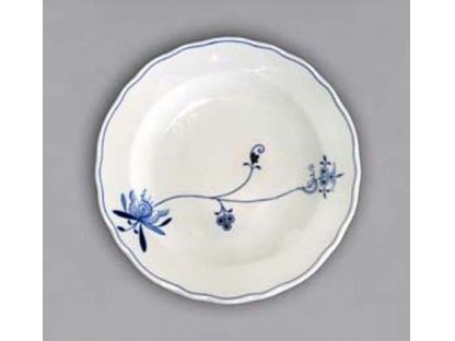 Cibulákový  tanier plytký 24 cm - ECO cibulák  cibulový porcelán, originálny cibulák Dubí 1. akosť