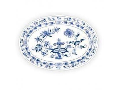 Cibulak Tanier oválny 35cm 1000g Originálny Český Porcelán Dubí 