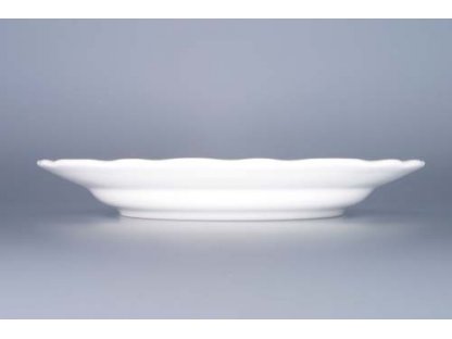 Tanier porcelánový biely, plytký 21cm Český porcelán Dubí a.s.  1.akosť
