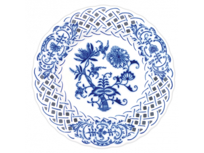 Zwiebelmuster Openwork plate 15 cm Original Blue Onion Pattern Bohemia from Dubi 2.quality