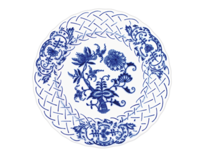 Cibulák Tanier reliéfny 24cm Originálny Český Porcelán Dubí 