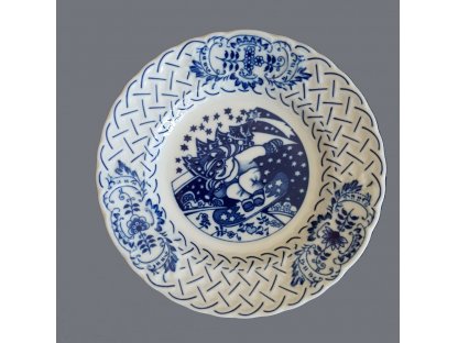 talíř výroční  2021 18 cm  cibulák český porcelán Dubí