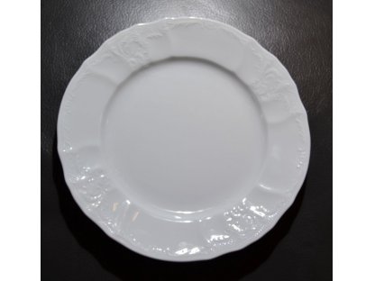 plate set white porcelain Bernadotte Thun 6 persons 18 pieces Czech porcelain