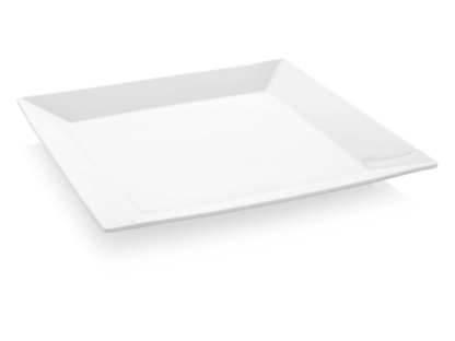 Square shallow plate 24 x 24 cm Merid  Güral Porselen