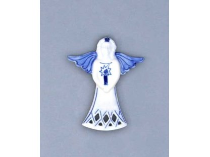 Cibulák Vánoční ozdoba anděl 110 x 84 mm 30g Originál Český porcelán Dubí