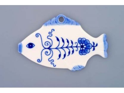Cibulak Vianočná ozdoba rybička Originálny Český Porcelán Dubí 