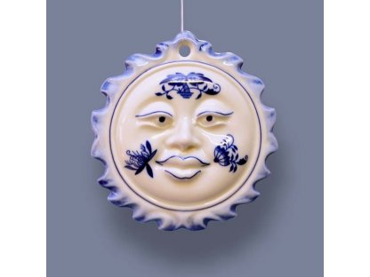 Cibulák Vánoční ozdoba Sluníčko 9,5 x 9,5 x 3,0 cm 0,150kg Originál Český porcelán Dubí 