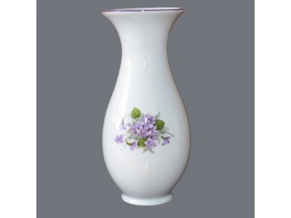 Vase 1210/3 25.5cm Violets Bohemia porcelain Dubí