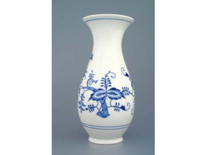 Zwiebelmuster Vase 1210/3 25,5cm Original Bohemia Porzellan aus Dubi
