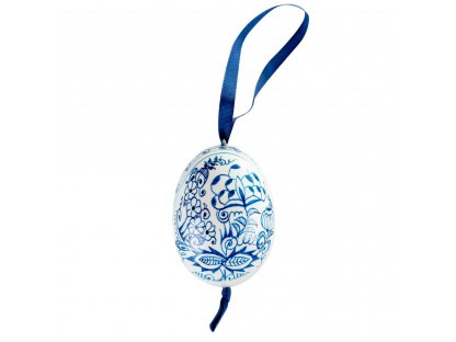 Cibuľové vajce, slepačie vajce, ručne maľované 8,5 cm