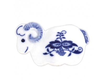 Zwiebelmuster Easter decoration lamb cutout 29cmOriginal Blue Onion Pattern Bohemia from Dubi