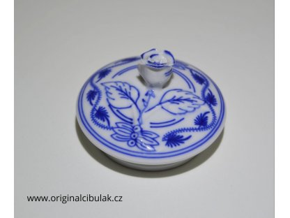 Viečko k cibulákovej  kanvici na čaj český porcelán Dubí   originálny cibulák cibuľový porcelán Dubí