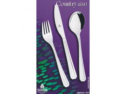 Dining fork TONER Country 1 piece stainless steel 6041