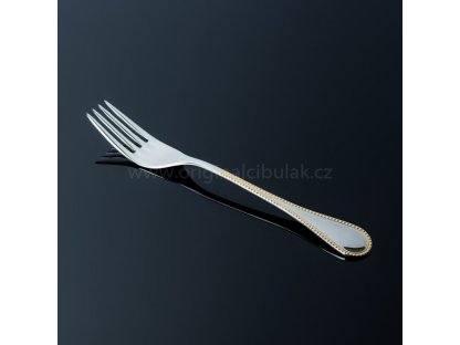 Dining fork TONER Coral Gold gilded 1 piece stainless steel 6038