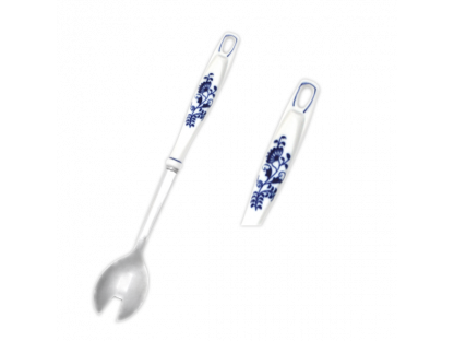 Zwiebelmuster Salad fork hanging - smooth 150g Original Blue Onion Pattern Bohemia from Dubi