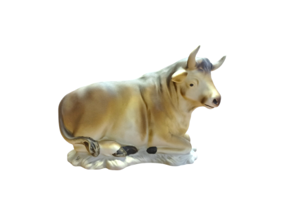 Bull 9.5cm Bohemia porcelain Dubí