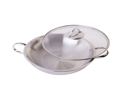 Wok pan 36 cm with lid Berndorf