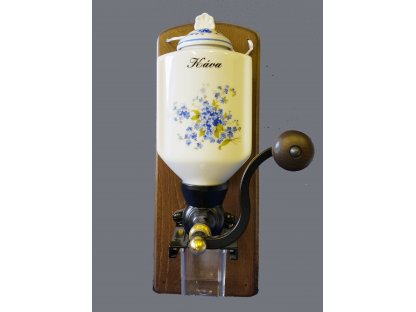 Hanging coffee grinder II, Coffee 35cm Forgetfulness Bohemia porcelain Dubí