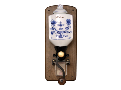 Cibulák Závěsný mlýnek na kávu II nápis KÁVA 35cm Originál Český porcelán Dubí