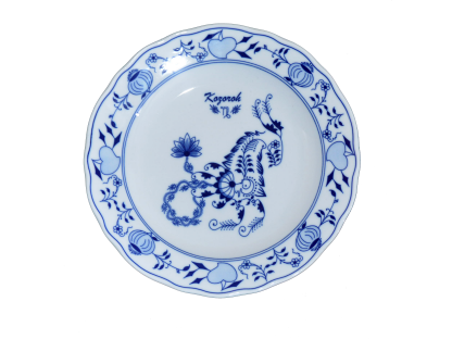 Cibulák Talíř zvěrokruh  horoskop KOZOROH 24cm Originál Český porcelán Dubí