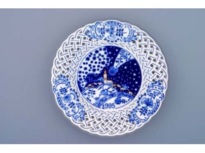 Cibulak Tanier závesný prelamovaný výročný 1995  18cm Originálny Český Porcelán Dubí 