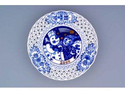Cibulak Tanier závesný prelamovaný výročný 2000 18cm Originálny Český Porcelán Dubí