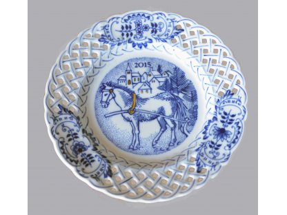 Cibulak Tanier závesný prelamovaný výročný 2015 18cm Originálny Český Porcelán Dubí 