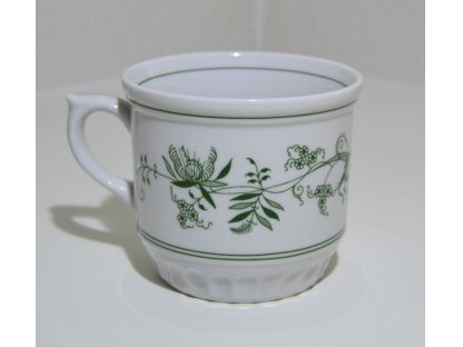ZELENÝ Cibulák Hrnček Sedliacky 0,42l Originálny Český Porcelán Dubí 