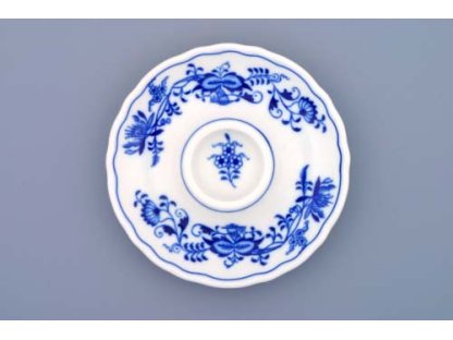 GREEN  Zwiebelmuster Egg cup low 13cm Original Blue Onion Pattern Bohemia from Dubi 