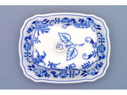 ZELENÝ Cibulák Maslenka hranatá malá 17x 13cm Originálny Český Porcelán Dubí 