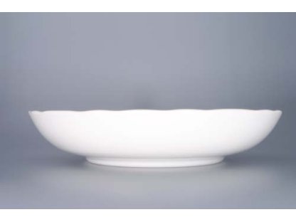 GRÜN  Zwiebelmuster Kompottschale 26cm  Original Bohemia Porzellan Dubi Karlsbader