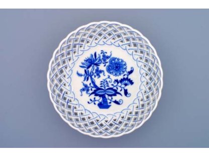 ZELENÝ Cibulák Mísa kulatá prolamovaná  18cm Originál Český porcelán Dubí