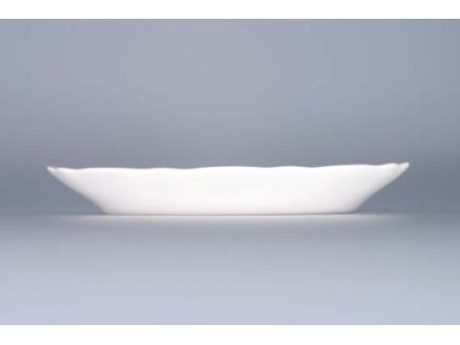 GRÜN  Zwiebelmuster Ovale Schüssel 20cm Original Bohemia Porzellan Dubi Karlsbader