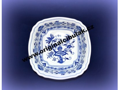 ZELENÝ Cibulák Misa šalátová štvorhranná 21cm talianska Originálny Český Porcelán Dubí 
