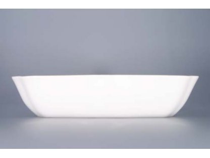 GRÜN  Zwiebelmuster Quadratische Salatschüssel 24cm  Original Bohemia Porzellan Dubi Karlsbader