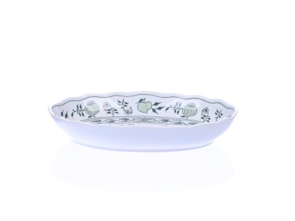 ZELENÝ Cibulák Mísa salátová oválová  20cm Originál Český porcelán Dubí