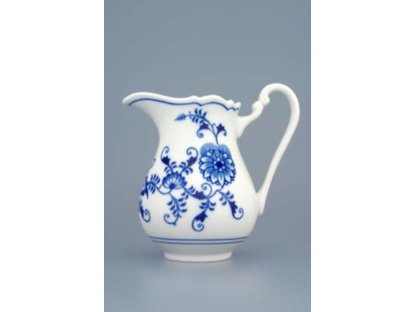 GRÜN  Zwiebelmuster Hohes Milchkännchen 0,25l  Original Bohemia Porzellan Dubi Karlsbader 