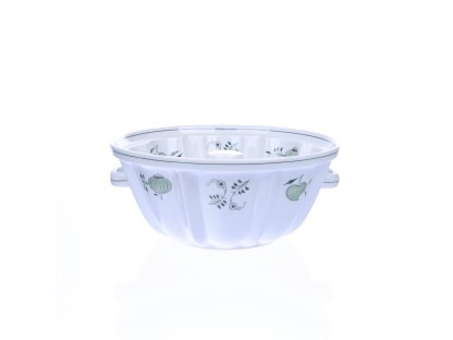 ZELENÝ Cibulák Forma na pečenie bábovka 27,2cm x 13cm 1,8 l Originálny Český Porcelán Dubí 