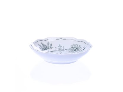 ZELENÝ Cibulák Podšálek B 140mm Originál Český porcelán Dubí
